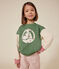 Maglia in tessuto felpato bambina PALMERAIE/ MULTICO