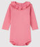 Body manica lunga bebè femmina rosa CHEEK/giallo DORE