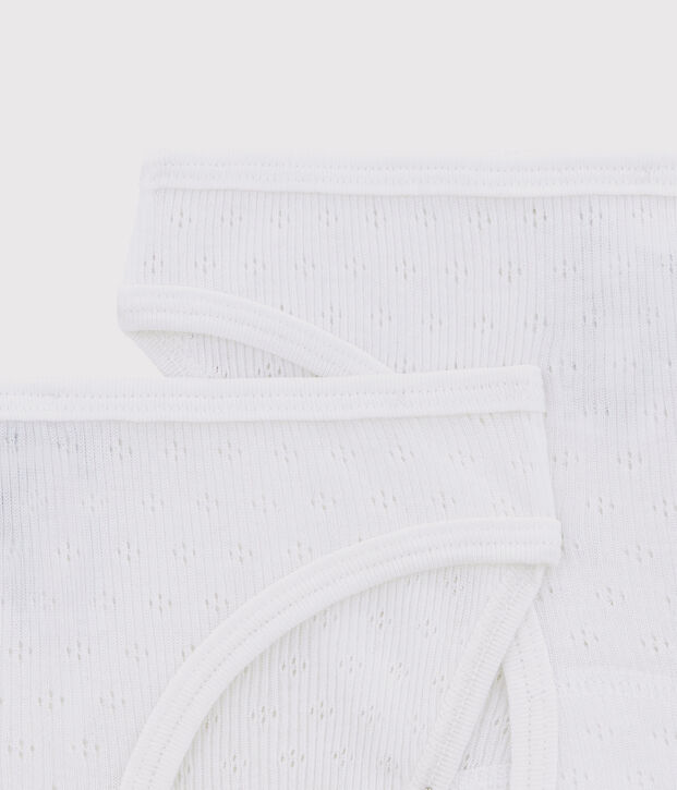 Confezione da 2 slip traforati bambina multicolore