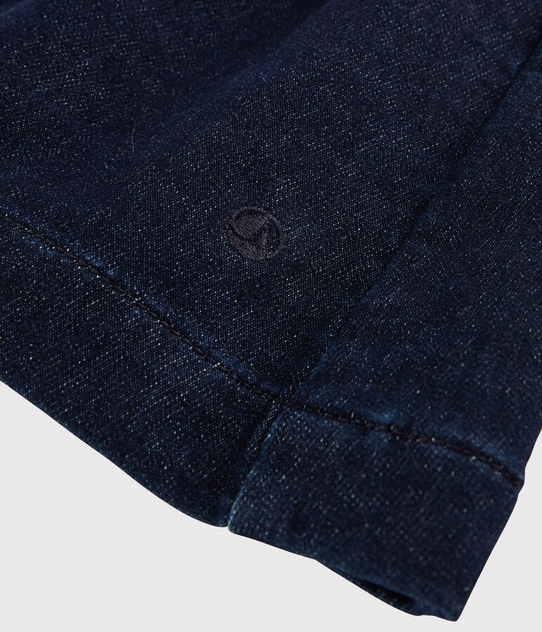 Abito in molleton denim beb&egrave; femmina blu JEANS