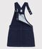 Abito salopette in denim bambina blu DENIM BLEU FONCE