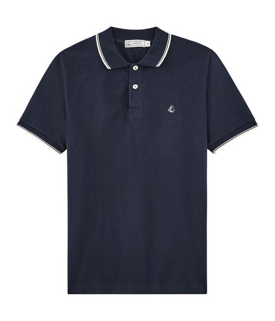 Polo uomo blu SMOKING