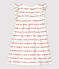 Abito body jacquard per bébé in cotone biologico bianco MARSHMALLOW/rosso TERKUIT
