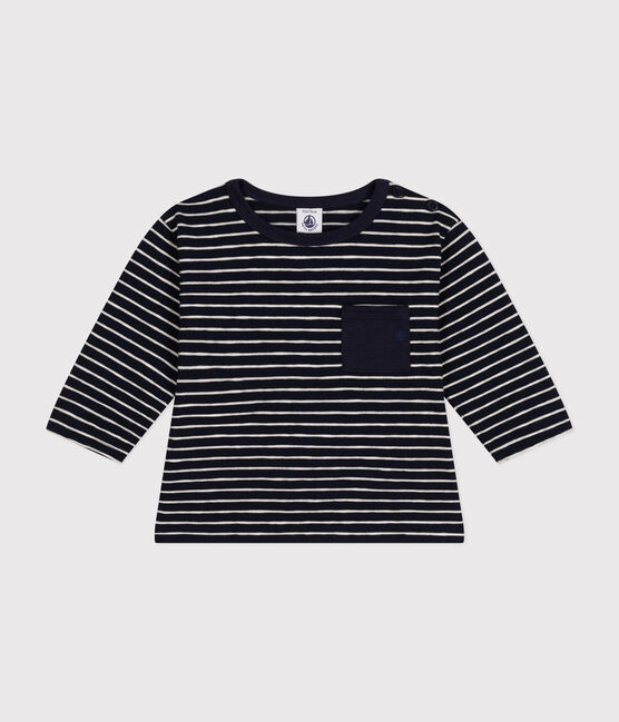 T-shirt a maniche lunghe in jersey sottile neonato SMOKING/ MONTELIMAR