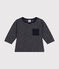 T-shirt a maniche lunghe in jersey sottile neonato SMOKING/ MONTELIMAR