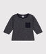 T-shirt a maniche lunghe in jersey sottile neonato