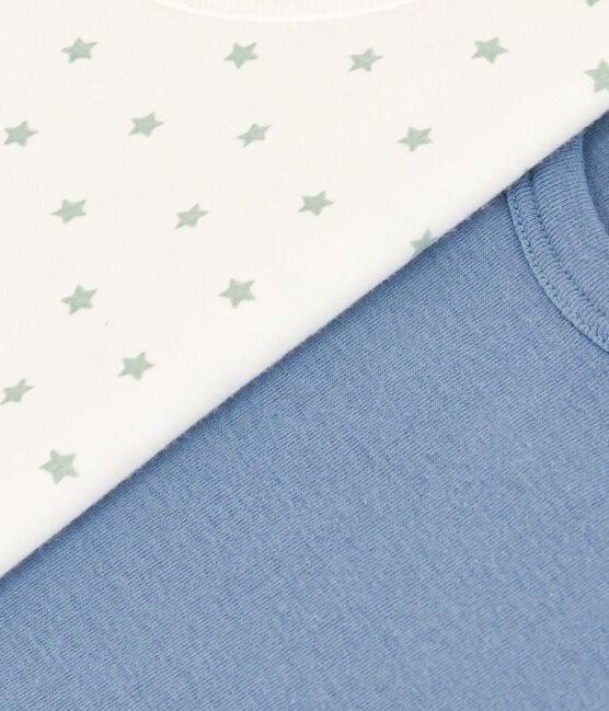 Confezione da 2 t-shirt bambino a maniche corte in cotone a stelle variante 1