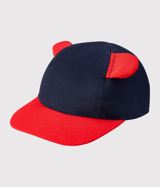 Cappellino bebè bambino blu SMOKING