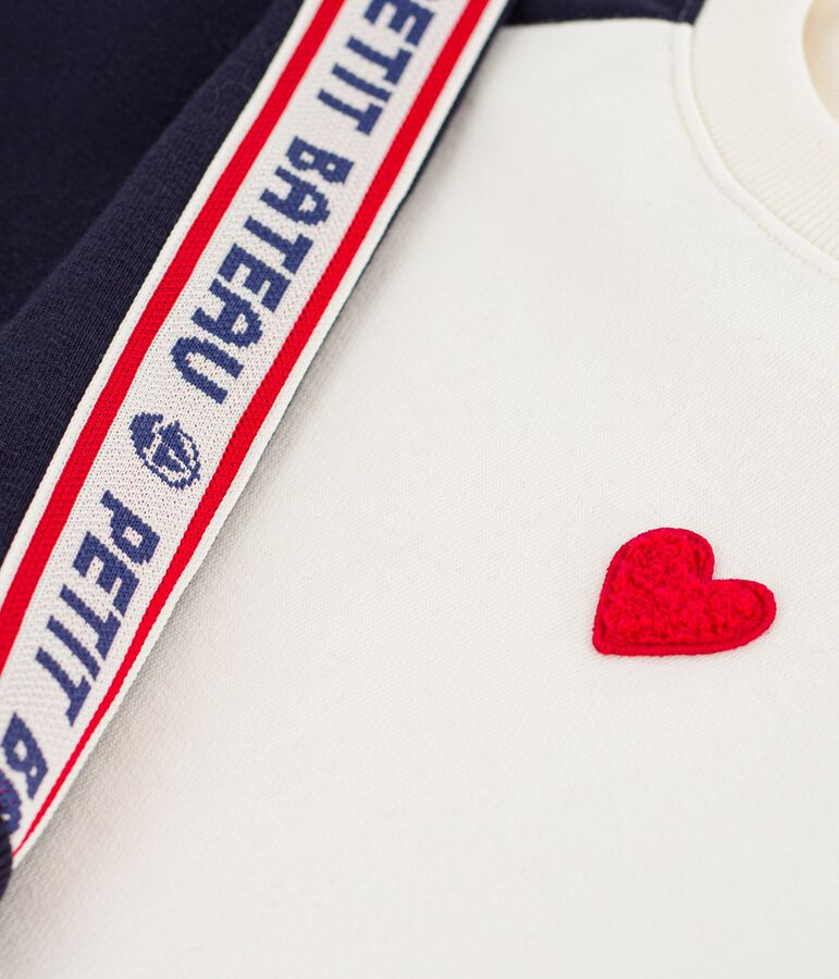 Felpa in cotone bambino ecru MILK