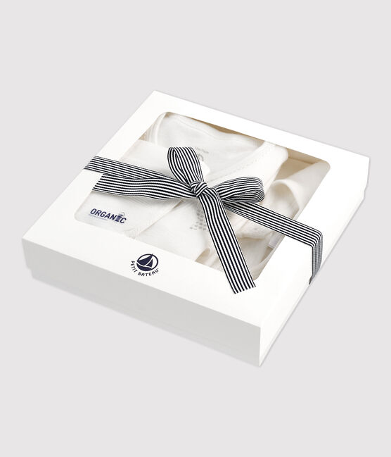 Confezione regalo bebè in cotone biologico variante 1