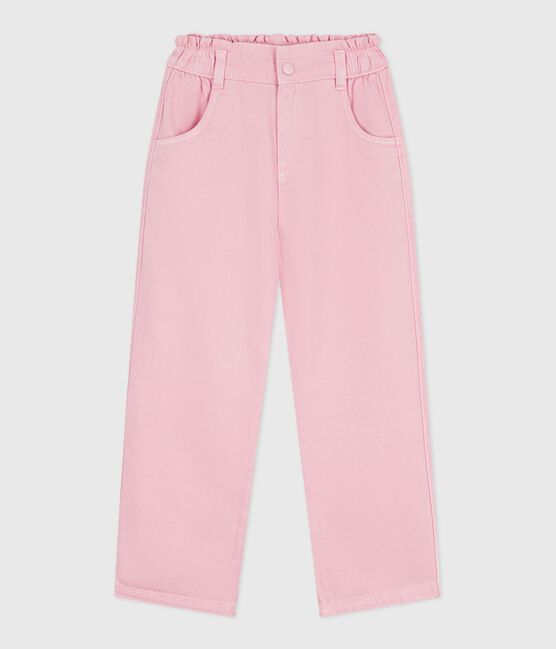 Pantaloni in cotone bambino rosa MARQUISE