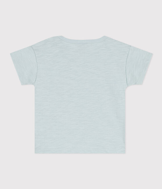 T-shirt a maniche corte bebè in jersey fiammato verde BULLE