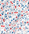 Bloomer in popeline con stampa a fiorellini neonata bianco MARSHMALLOW/bianco MULTICO