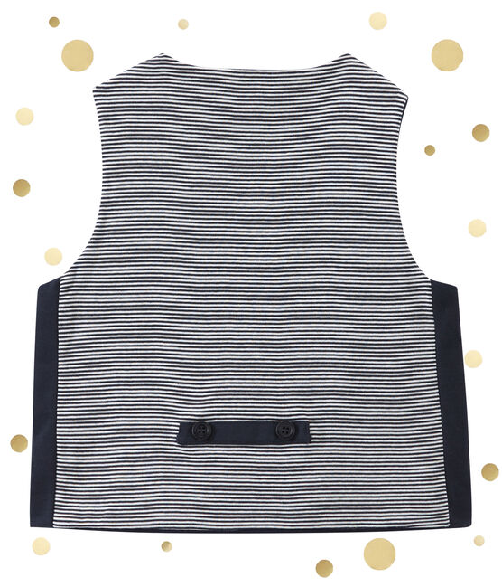 Gilet smanicato per bambino blu SMOKING
