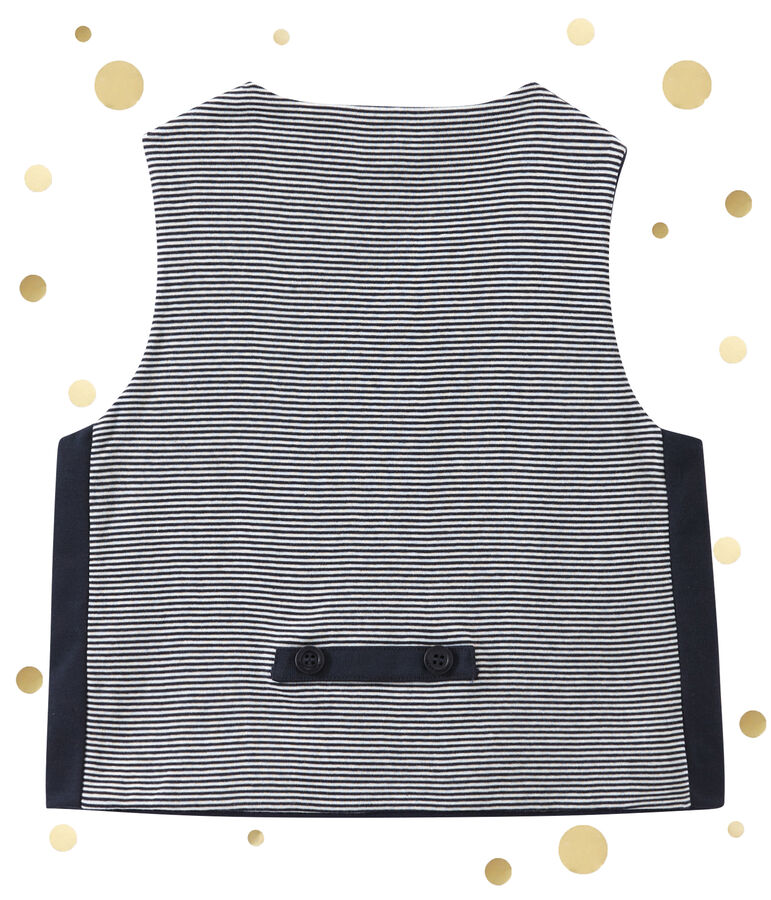 Gilet smanicato per bambino blu