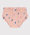 Slip mare in materiale riciclato per bebè rosa SALINE/bianco MULTICO