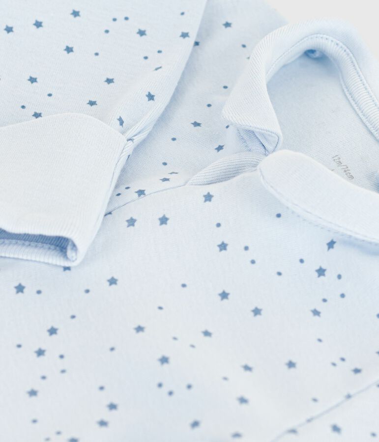 Pigiama in cotone con stelle stampate e colletto neonato FRAICHEUR/ ADRIATIC