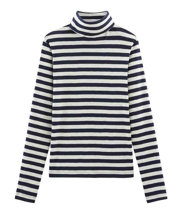 Dolcevita donna blu/grigio