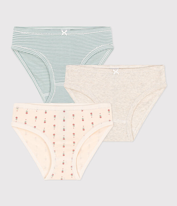 Confezione da 3 slip bambino in cotone multicolore