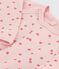 Pigiama in tessuto felpato spazzolato con stampa neonato rosa JOLI/bianco MULTICO