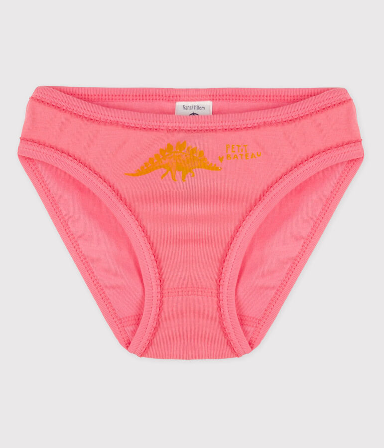 La mutandina in cotone per bambina rosa