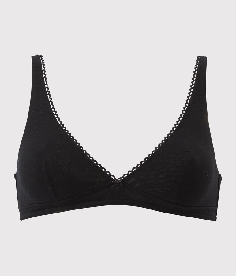 Reggiseno tinta unita Donna nero