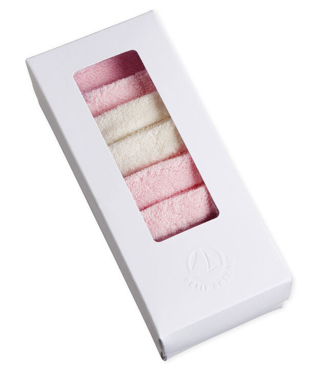 Lotto di tre paia di calzine per beb&eacute; unisex multicolore