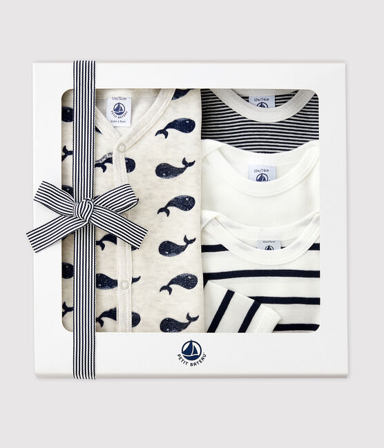 Confezione regalo bebè balene variante 1