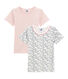 Lotto di 2 t-shirts a maniche corte per bambina