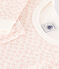 Pigiama bambino aderente in cotone con stampa a fiori MARSHMALLOW/ PANTY