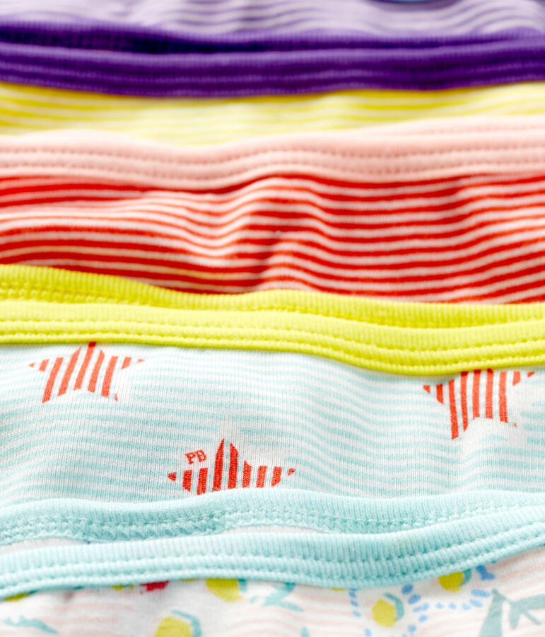 Lotto 5 slip donna multicolore