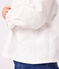 Blusa a maniche lunghe in popeline di cotone con colletto e ricami neonata bianco ECUME