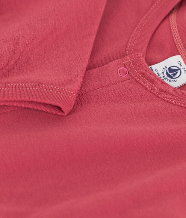 Cardigan neonato in cotone rosa