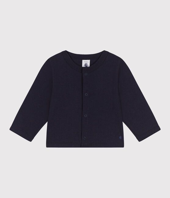 Cardigan in cotone neonato blu SMOKING