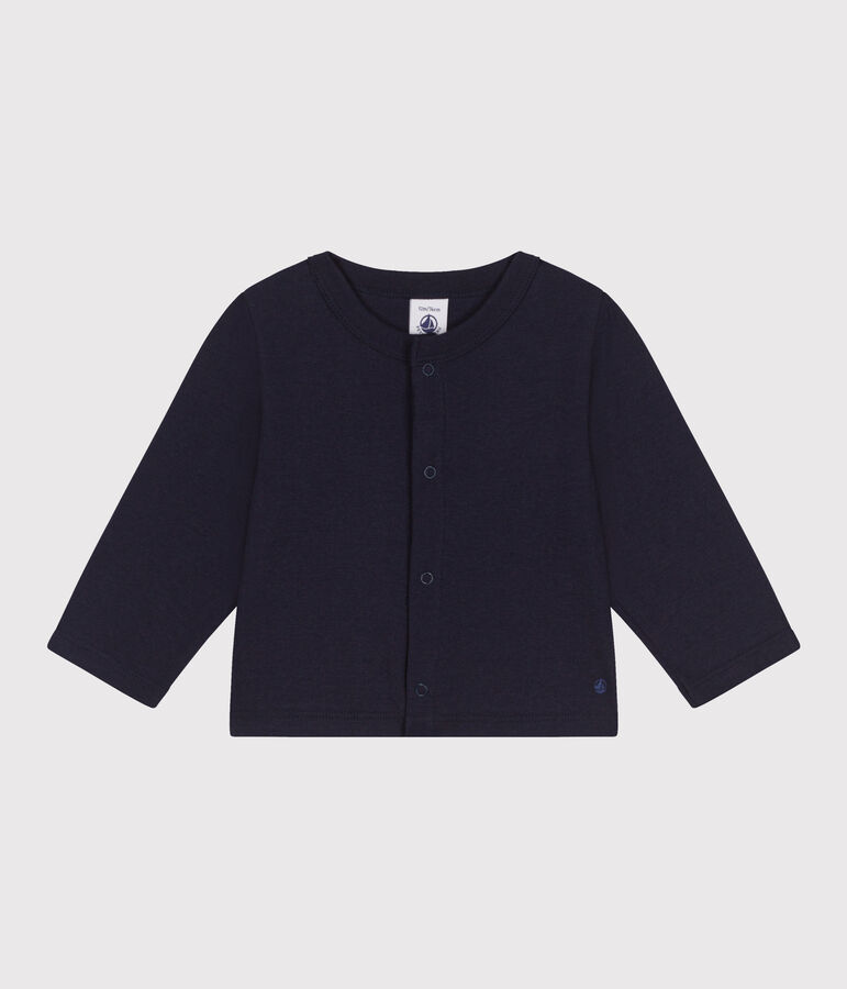 Cardigan in cotone neonato blu