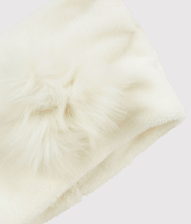 Snood bambina bianco