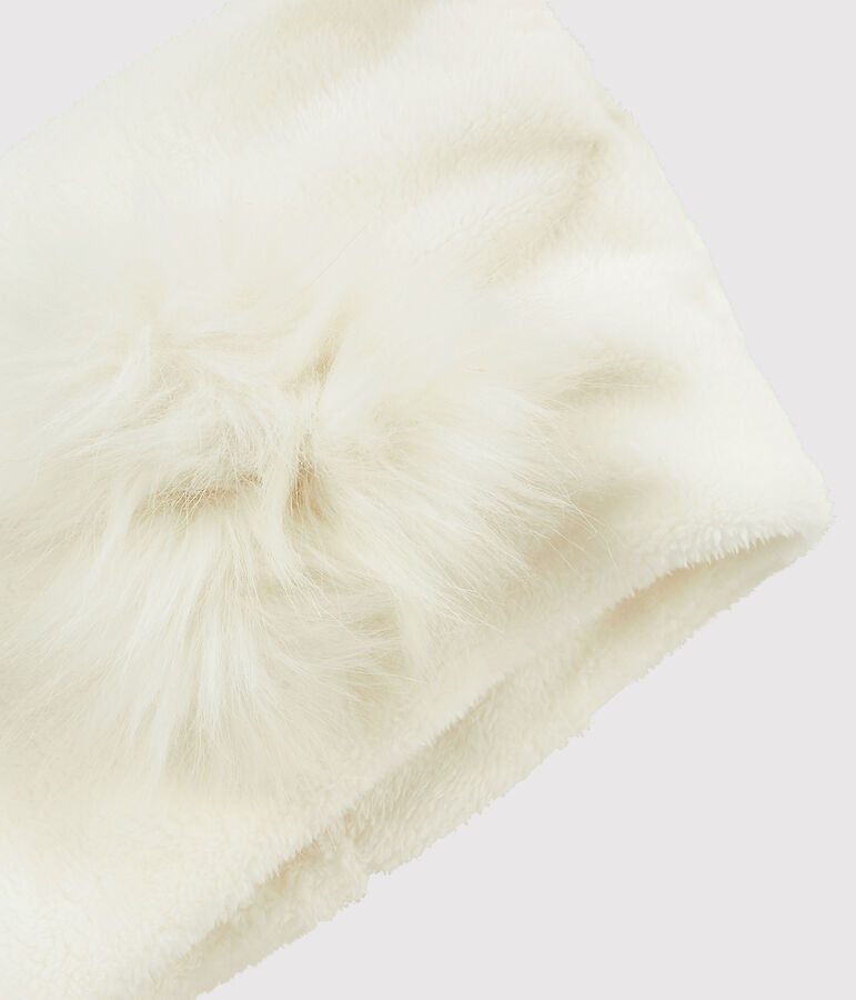 Snood bambina bianco MARSHMALLOW