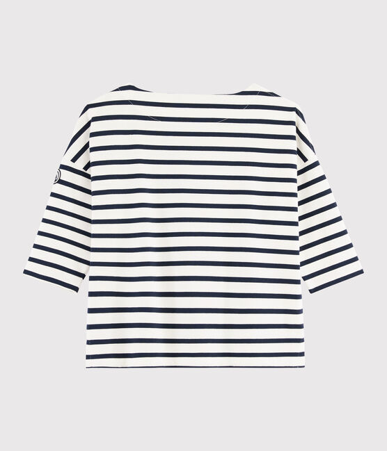 Marinière Donna bianco MARSHMALLOW/blu SMOKING