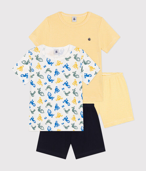 Confezione da 2 pigiami shorts in cotone bambino variante 1