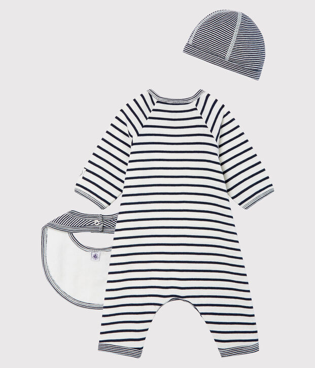 Cofanetto regalo 3 pezzi beb&egrave; unisex multicolore