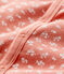 Tutina bebè in cotone biologico rosa PAPAYE/ MARSHMALLOW