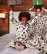 Pigiama chalet bambino unisex in tessuto felpato