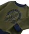 Felpa bambino verde MILITARY