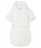 Tutina da pilota 3 in 1 bebè in ciniglia bianco MARSHMALLOW