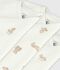Set di body incrociati a maniche corte in cotone fantasia neonato multicolore
