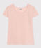 T-shirt Le Droit girocollo in lino donna rosa SALINE