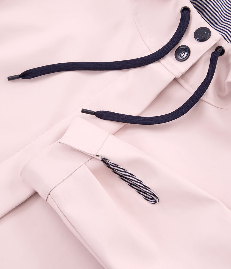 Parka lungo donna rosa