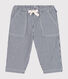 Pantaloni in tela neonato