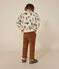 Maglia in tessuto felpato bambino beige MONTELIMAR/bianco MULTICO