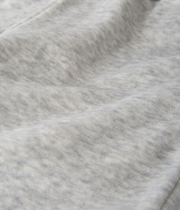 Pantaloni per bambino in molleton grigio